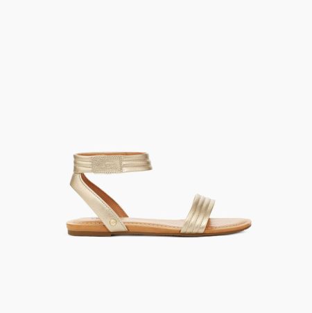 UGG Ethena Gold Sandals for Women (MVTN41957)